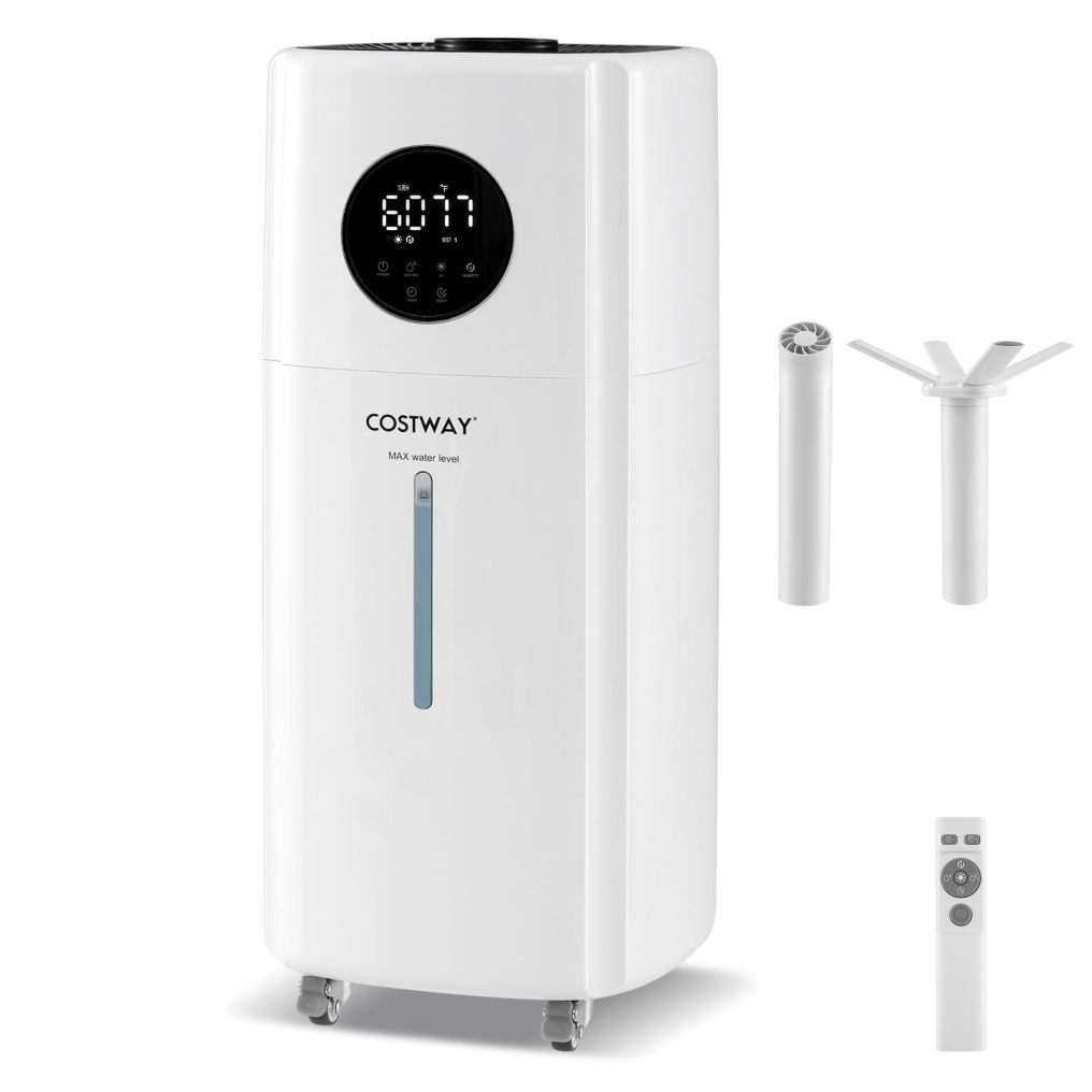 5Gal Whole House Ultrasonic Humidifier with 3 Mist Levels