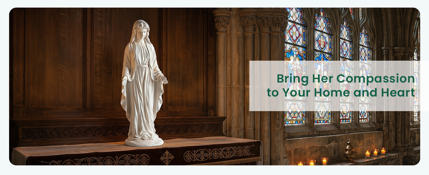 It brings the compassion of the Virgin Mary into your home and heart.